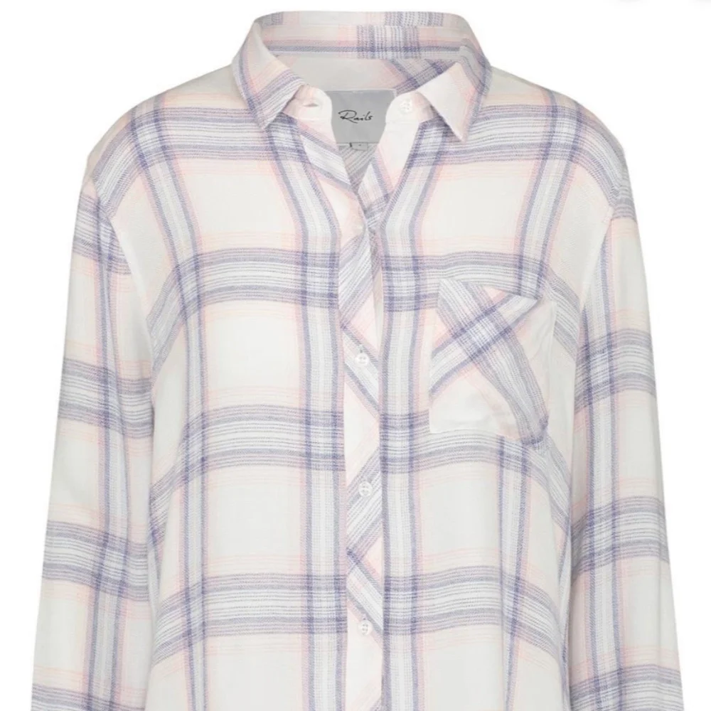 NWOT Anthropologie Rails HunterButtondown Top Z39-14